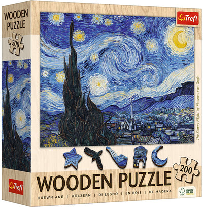 Trefl-Puzzle – Die Sternennacht – Vincent Van Gogh – 200 XL-Teile.