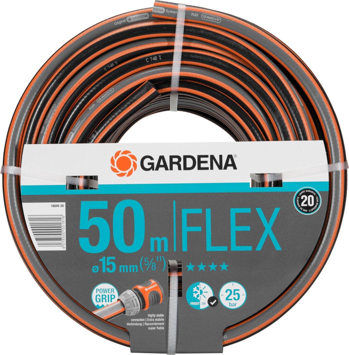 Gardena Comfort Flex Gartenschlauch – 15 mm (5 8 ) – 50 m