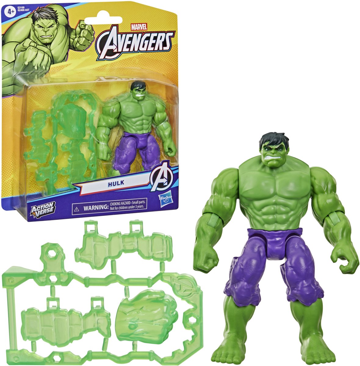 Marvel Avengers Actionverse Hulk – Actionfigur 11 cm