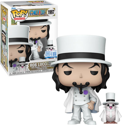 Funko [Ausverkauf] Pop! Animation: One Piece – Rob Lucci mit Hattori #1997 Sonderausgabe exklusiv