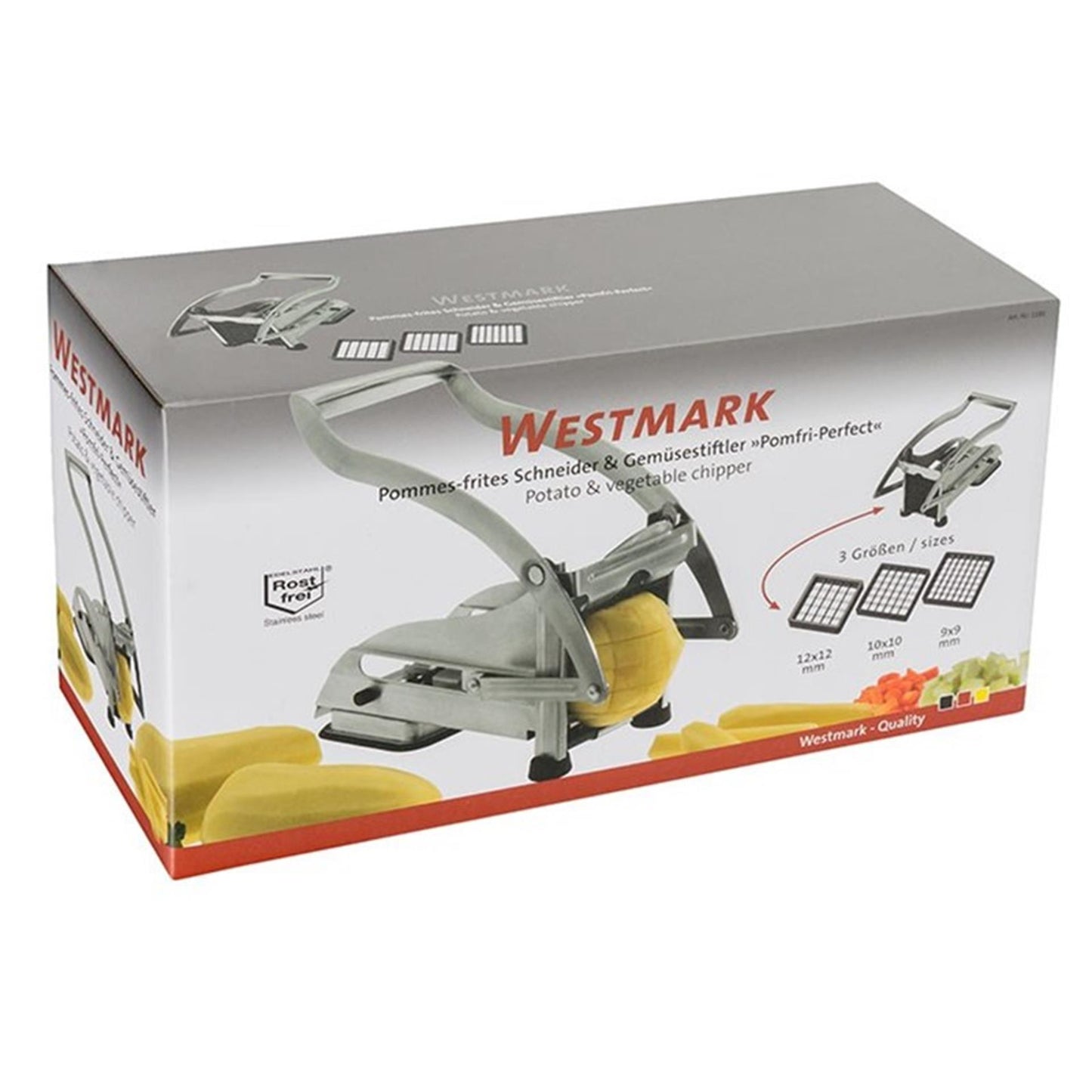 Westmark Pomfri Perfect Pommesschneider aus Edelstahl