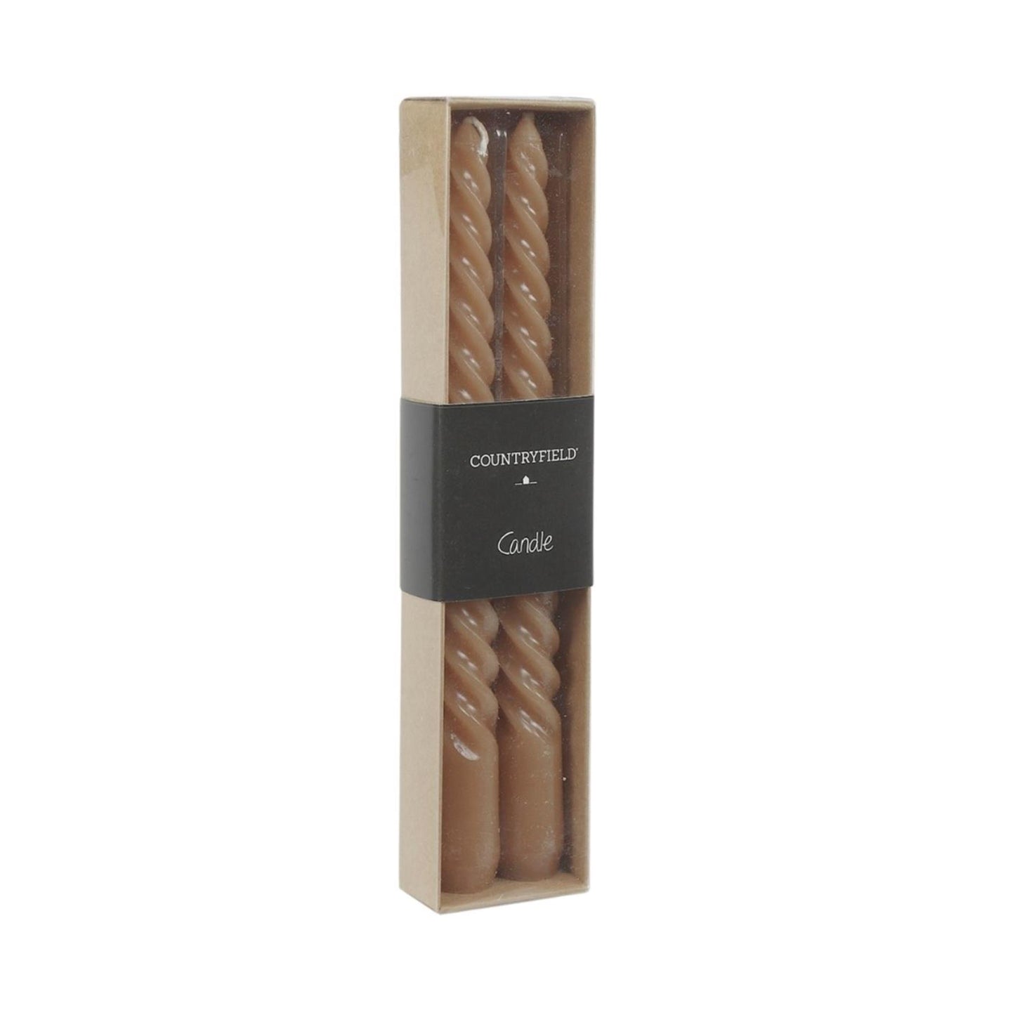 Countryfield Tafelkerzen Twirly Beige