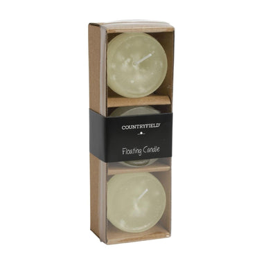 Countryfield Schwimmkerzen Bollie Creme