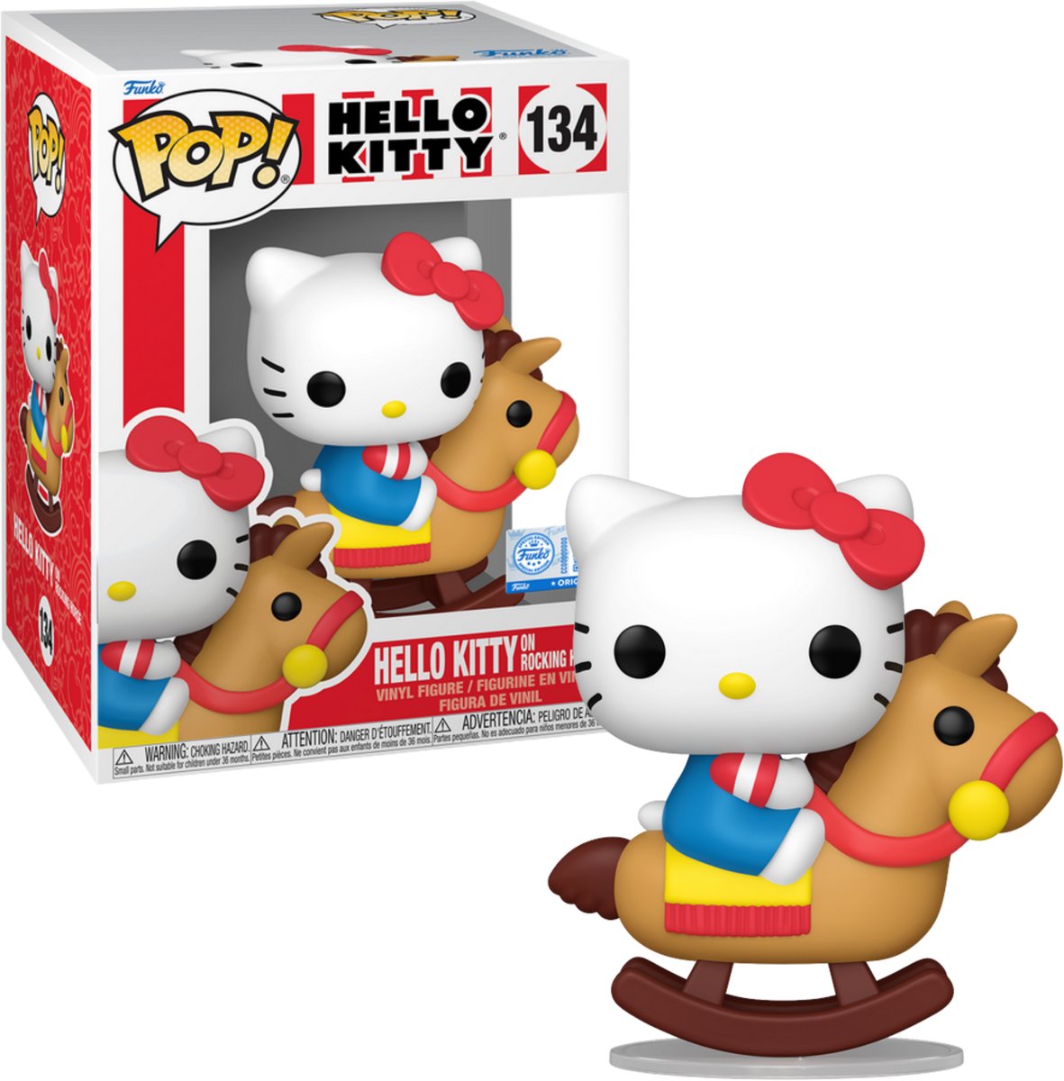 Funko-Pop! Hallo Kitty 134 Hallo Kitty auf Schaukelpferd exklusiv