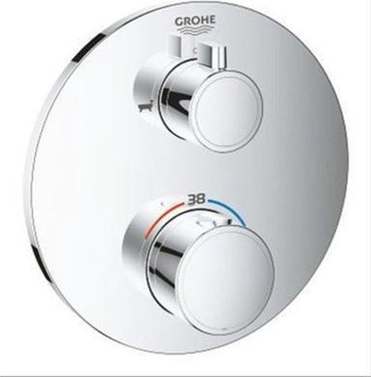 Grohe Grohtherm Thermostat-Einbau-Duscharmatur – Duschbad-Umsteller – Chrom