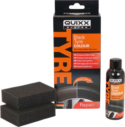 Quixx schwarze Reifenfarbe Reifenschwarz 75ml