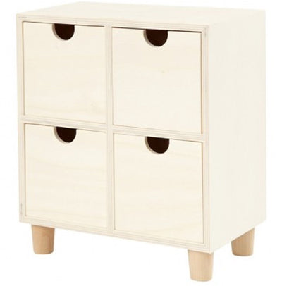 Creativ Company Kommode, H: 23 cm, T: 11,5 cm, B: 20 cm, 1 Stück