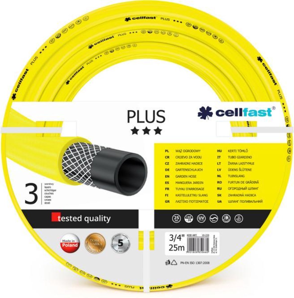 Cellfast Plus 3 4 25 m Gartenschlauch super praktisch