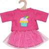 Puppenpullover mit Rock, 35-45 cm
