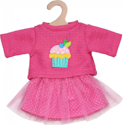 Puppenpullover mit Rock, 35-45 cm