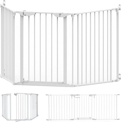 Noma configure Gate Sicherheitstor 3 Paneele weiß | Raumteiler | Treppentor | Hundetor | 64 bis 197,5 cm