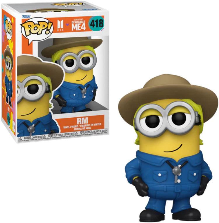 Funko Minions „Ich – Einfach unverbesserlich 4“ – BTS – RM Vinylfigur 418 Pop! mehrfarbig