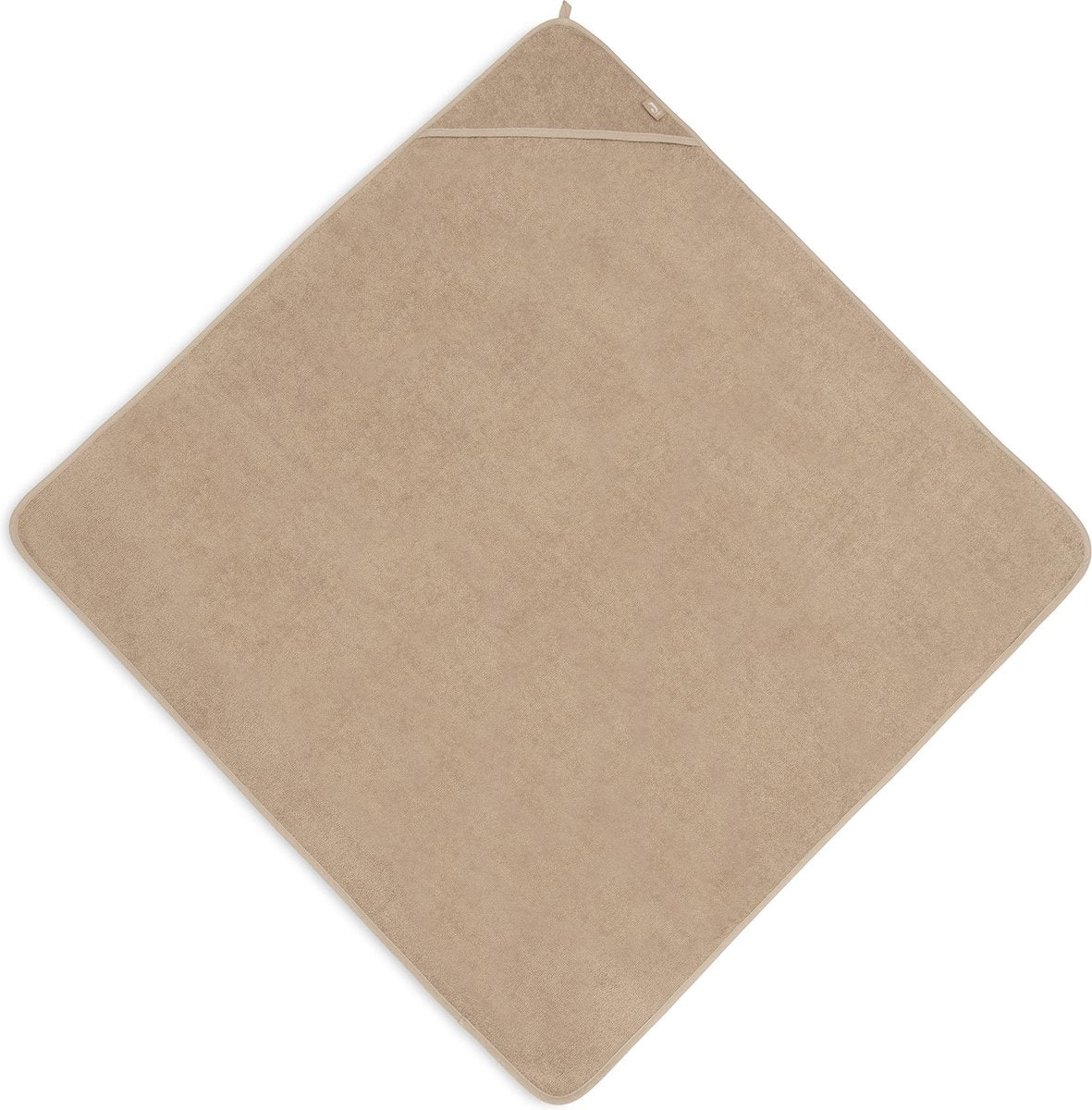 Jollein – Badeumhang aus Frottee 100 x 100 cm – Babyhandtuch mit Badeumhang, Schal, Badeponcho – Keks