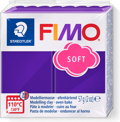 Fimo® Soft, Pflaume, 57 Gr 1 Box