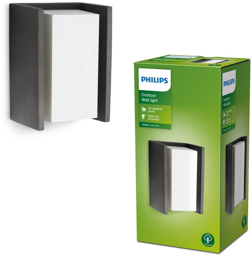 Philips LED Philips Bridge Außenwandleuchte – Anthrazit
