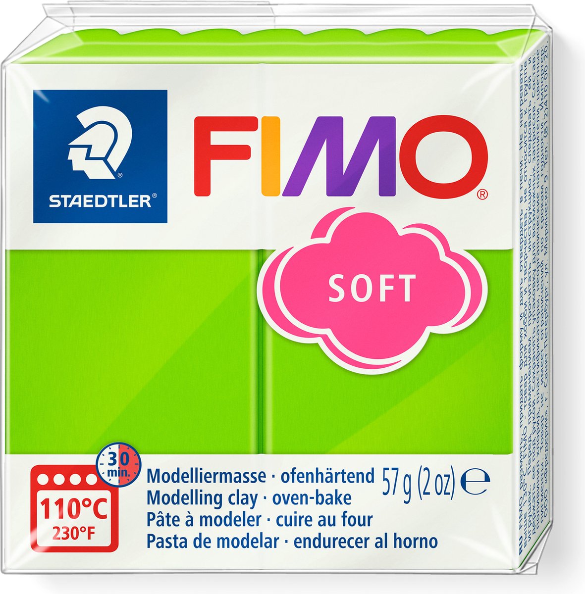 FIMO® Soft, Apple Green, 57 Gr 1 Box