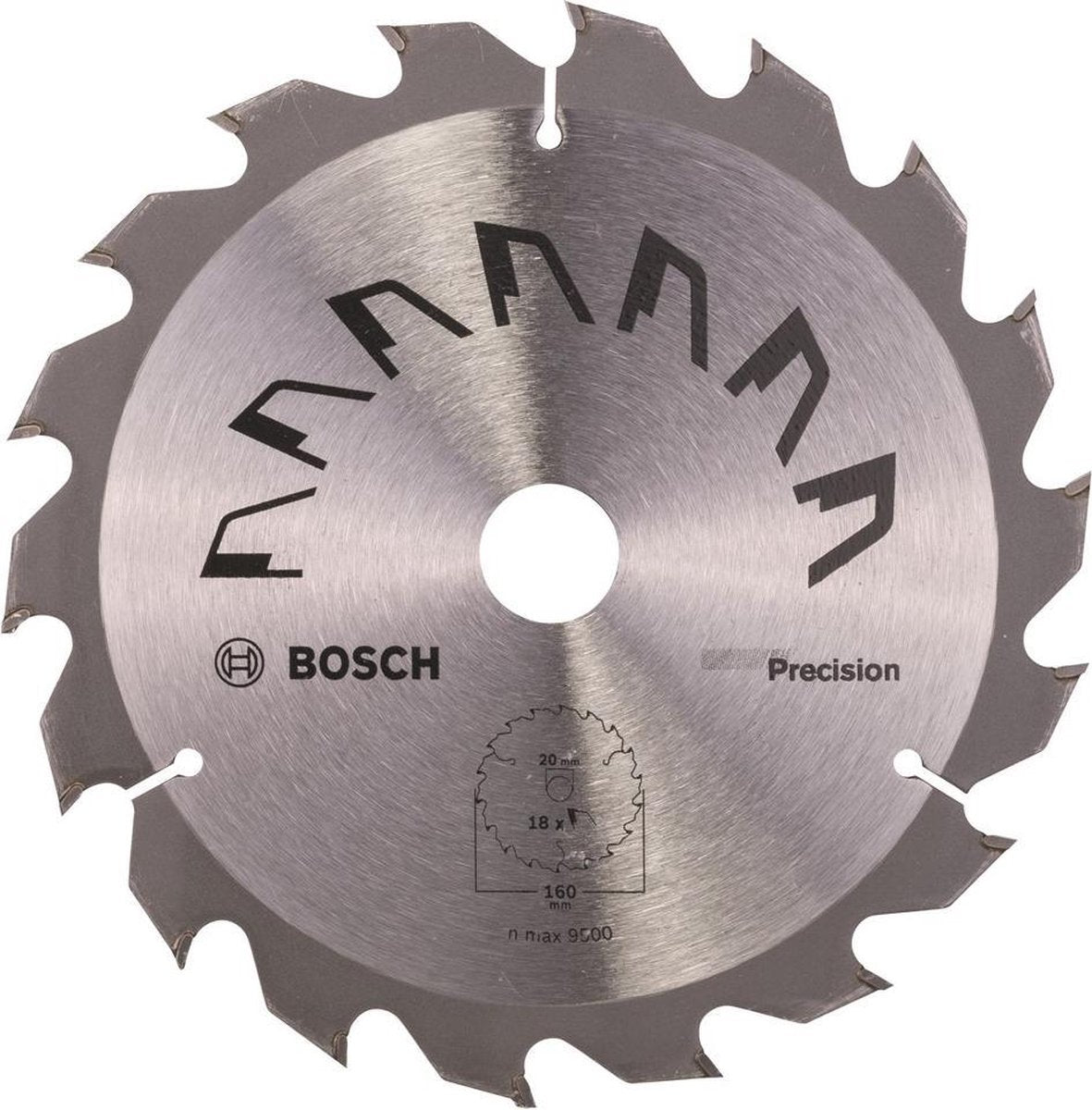 Bosch Kreissägeblatt Präzision 160x2x20 16,t18 (1)