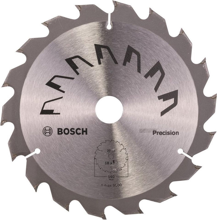 Bosch Kreissägeblatt Präzision 160x2x20 16,t18 (1)