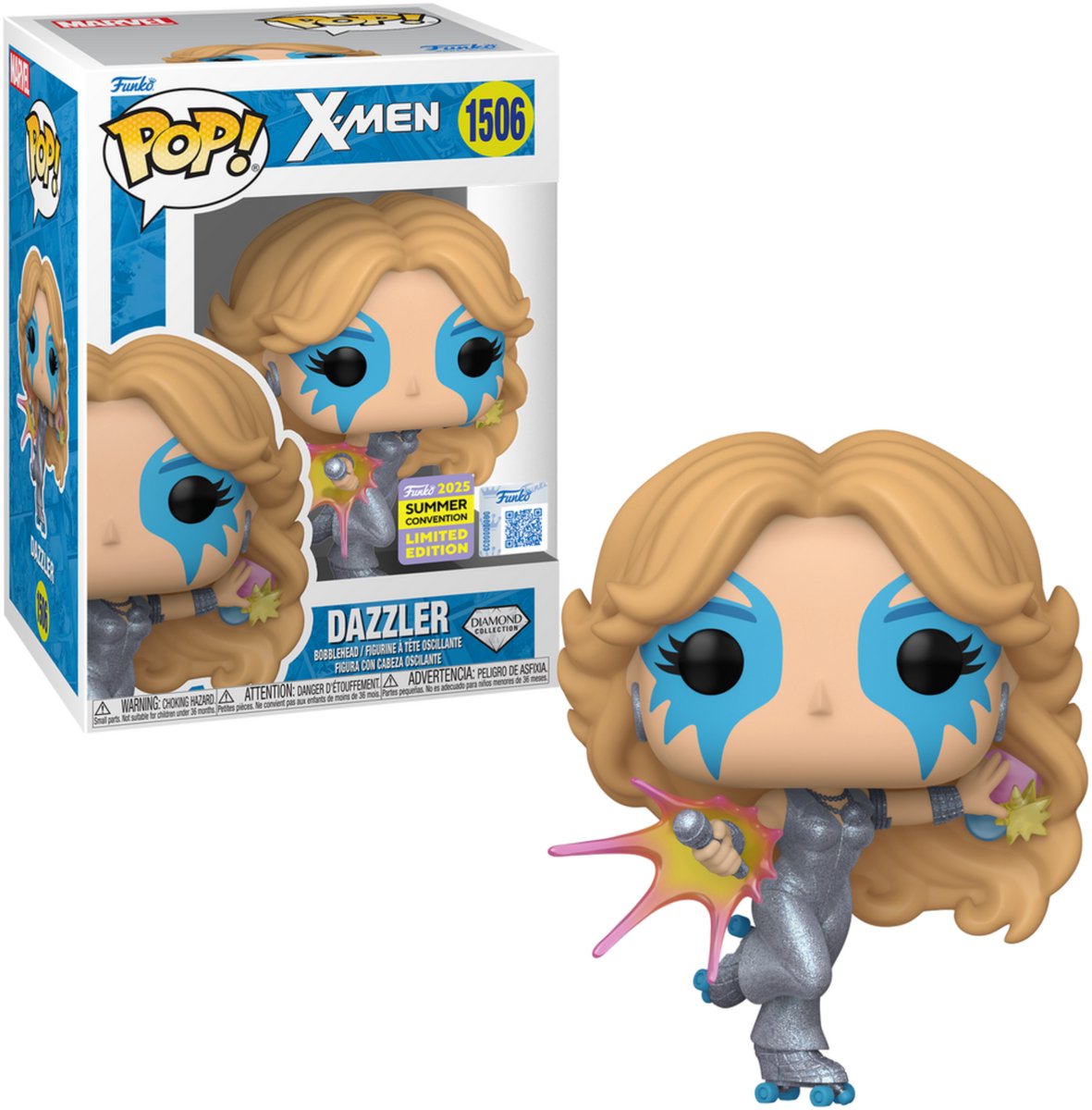 Funko-Pop! Marvel: X-Men – Dazzler #1506 (exklusiv auf der Sommer-Convention 2025)