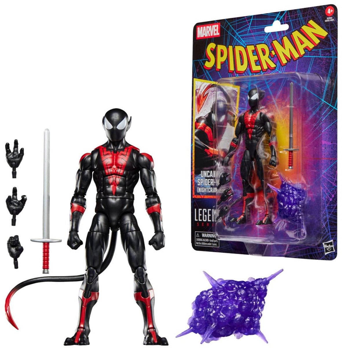 Hasbro Marvel Legends Serie Uncanny Spider-Man – Nightcrawler – Actionfigur 15 cm