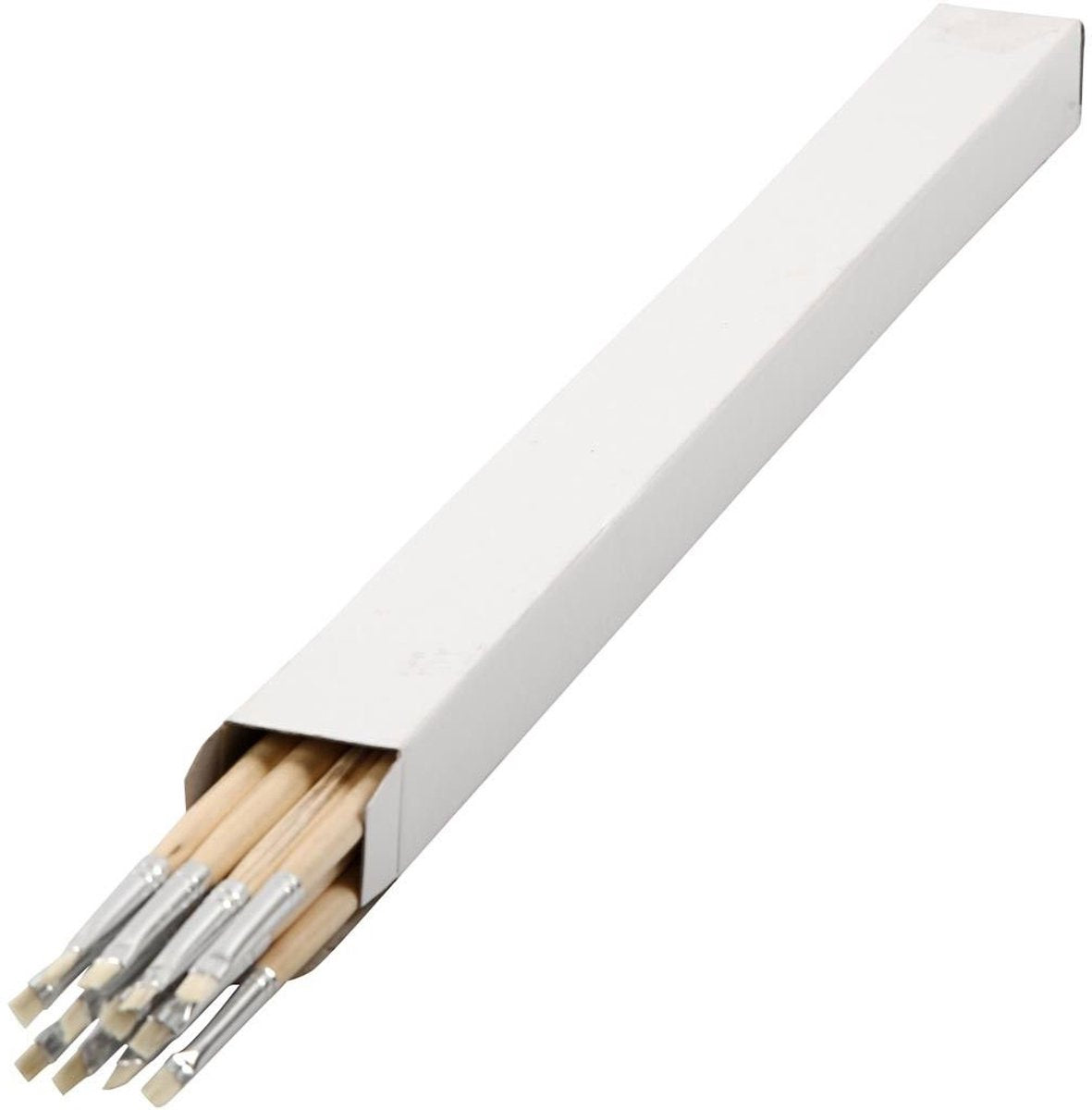 Holzbürsten Nr. 0, Lange Steel, 12st.