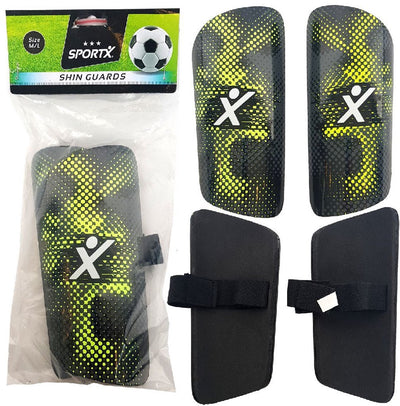 Sportx Shin Protectors grün schwarz