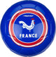 Avento Fußball glänzend - Weltfußball - blau - Frankreich - Größe 5 - ⌀ ca. 22 cm