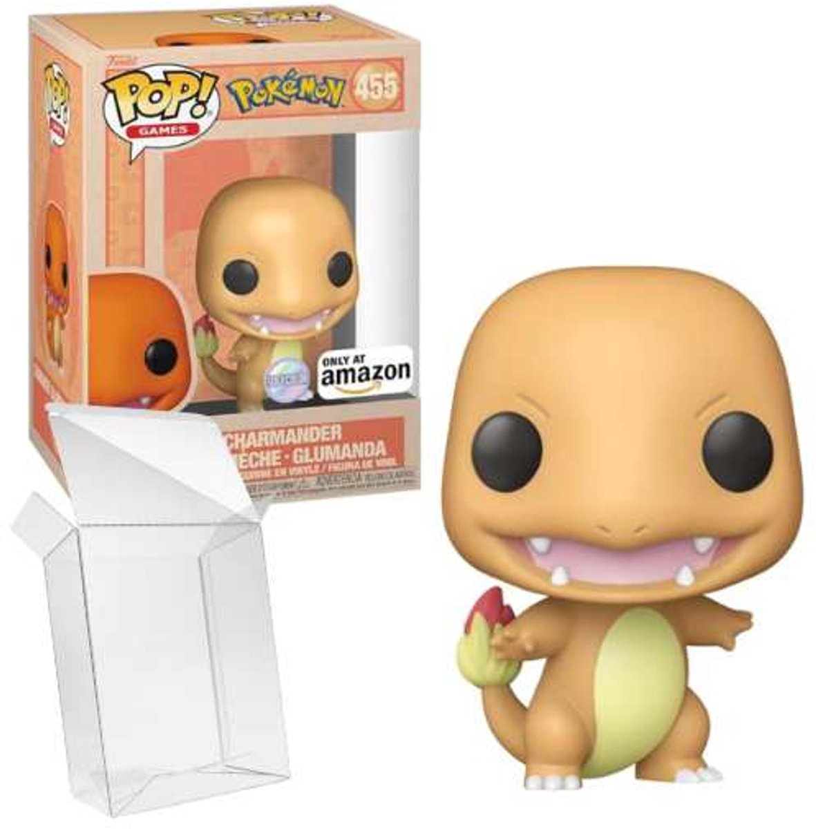 Funko-Pop! Spiele: Pokémon – Glumanda (sanfte Farbe) Nr. 455, exklusiv bei Amazon