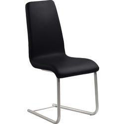 Mayer Sitzmöbel Freischwinger 2149_08_26397 Stoffbezug schwarz