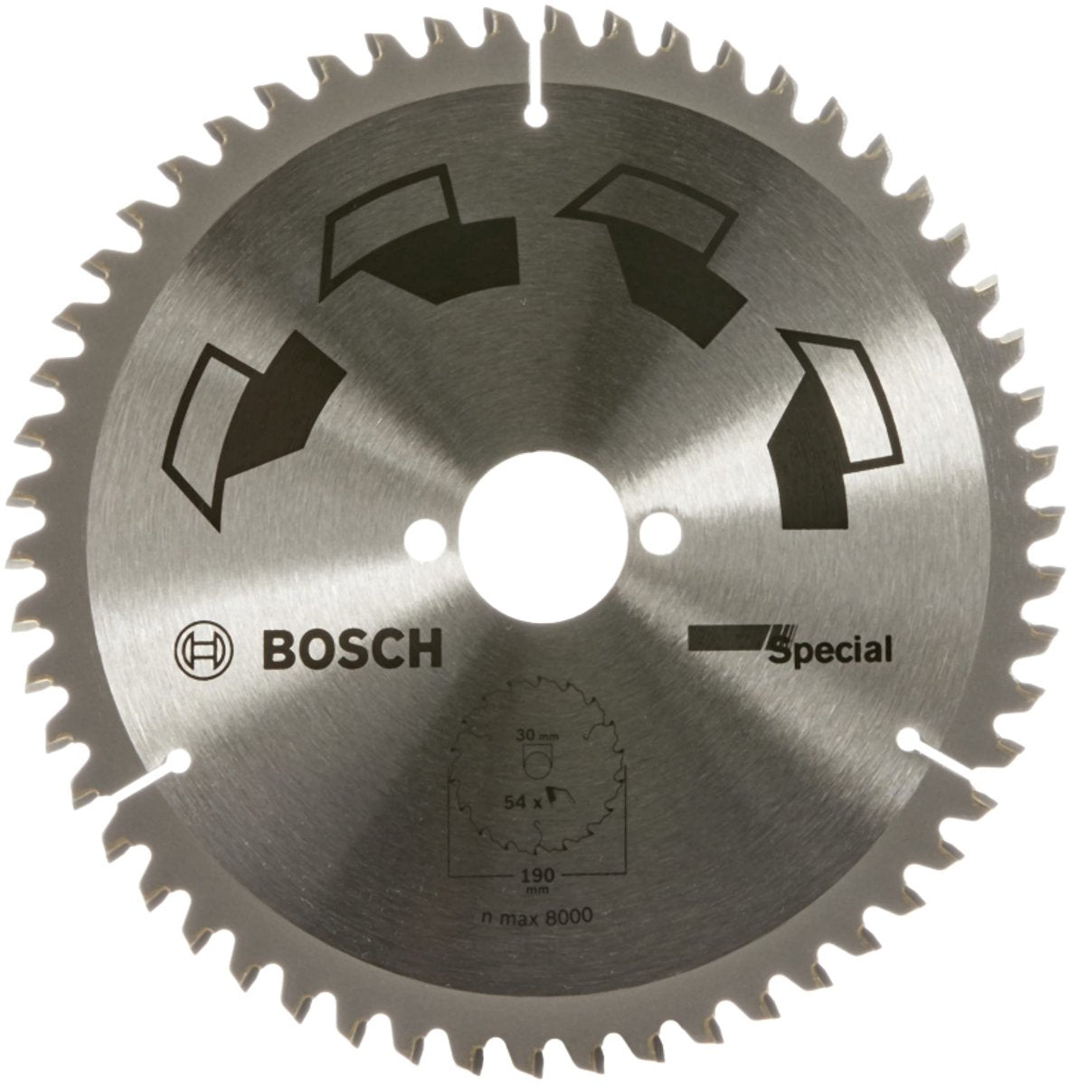 Bosch Zubehör Kreissägeblatt Spezial 190x2x30 -,T54 - 2609256892