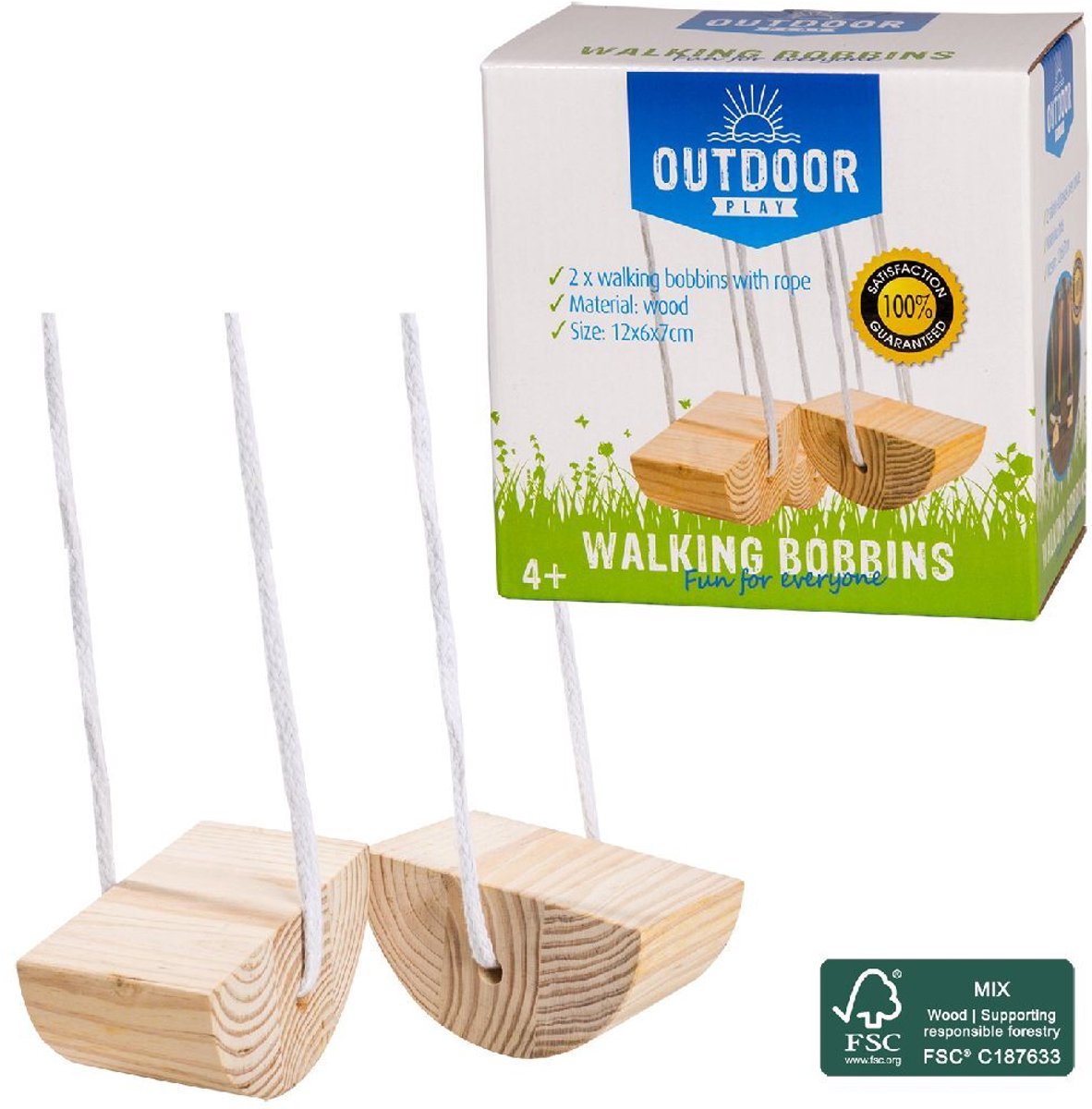 Outdoor -Spiele Holz Walking Bads