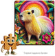 Holzstadt Holzpuzzle Tropischer Garten Capybara 20 Teile für Kinder