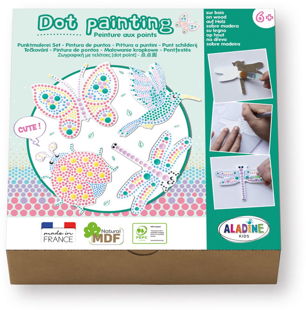 Aladine Dot Painting Set – Naturmalerei für Kinder.