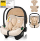 Lionelo Astrid i-Size-Autositz – ADAC 5-Sterne – 40–87 cm – RWF – Memory-Schaum – verstellbare Kopfstütze (7 cm) – Holmbergs-Gurte – kompatibel mit Kinderwagen mit Isofix-Basis – i-Size-Standard – lichtecht
