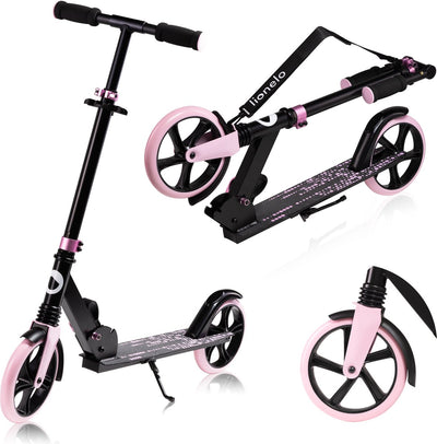 Lionelo Luca – Roller – Tragkraft bis 100 kg – Kinderroller – Lager ABEC-7 – für Jungen und Mädchen – drei einstellbare Höhenoptionen