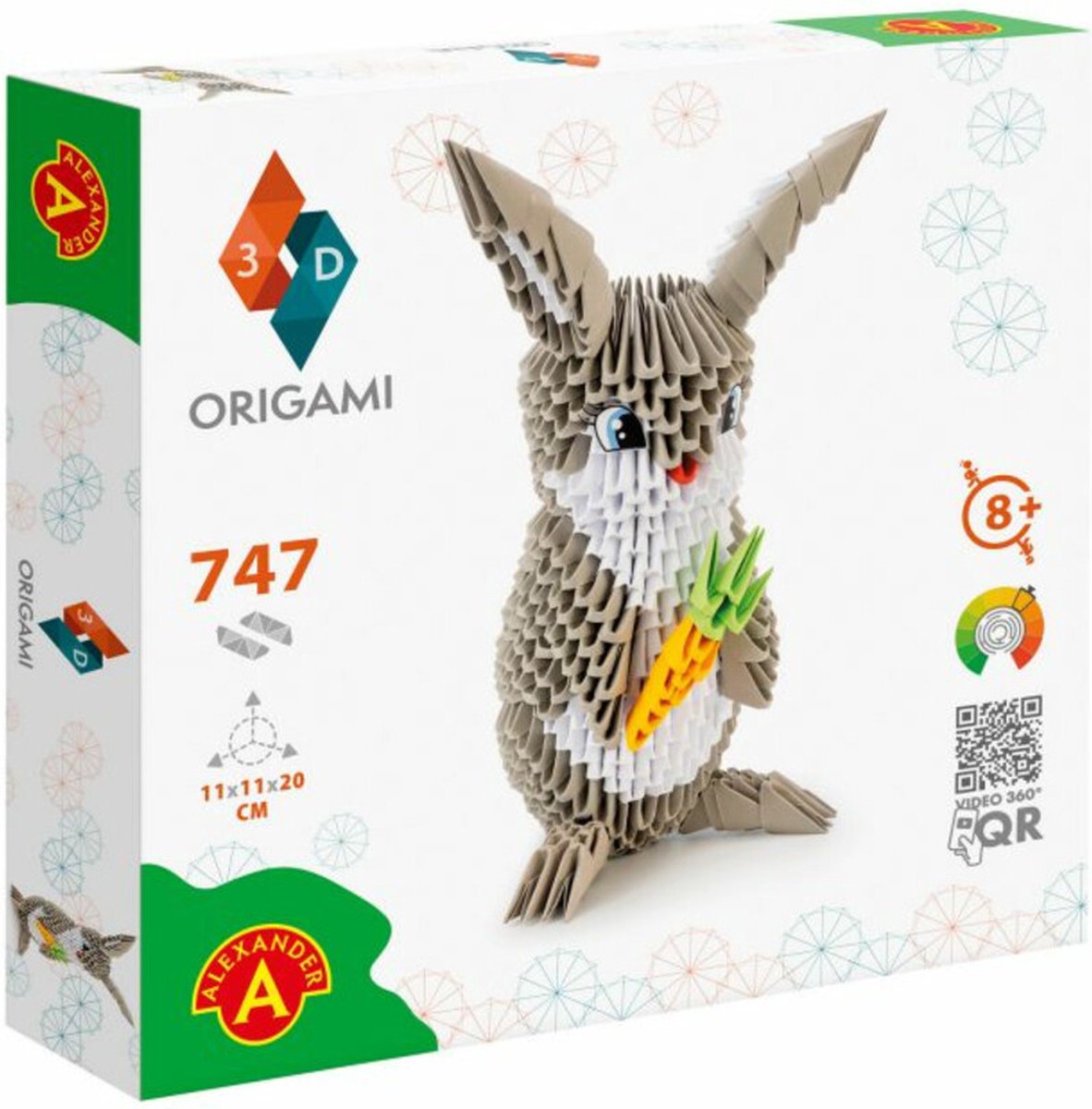 Origami 3d - Kaninchen, 747dlg.