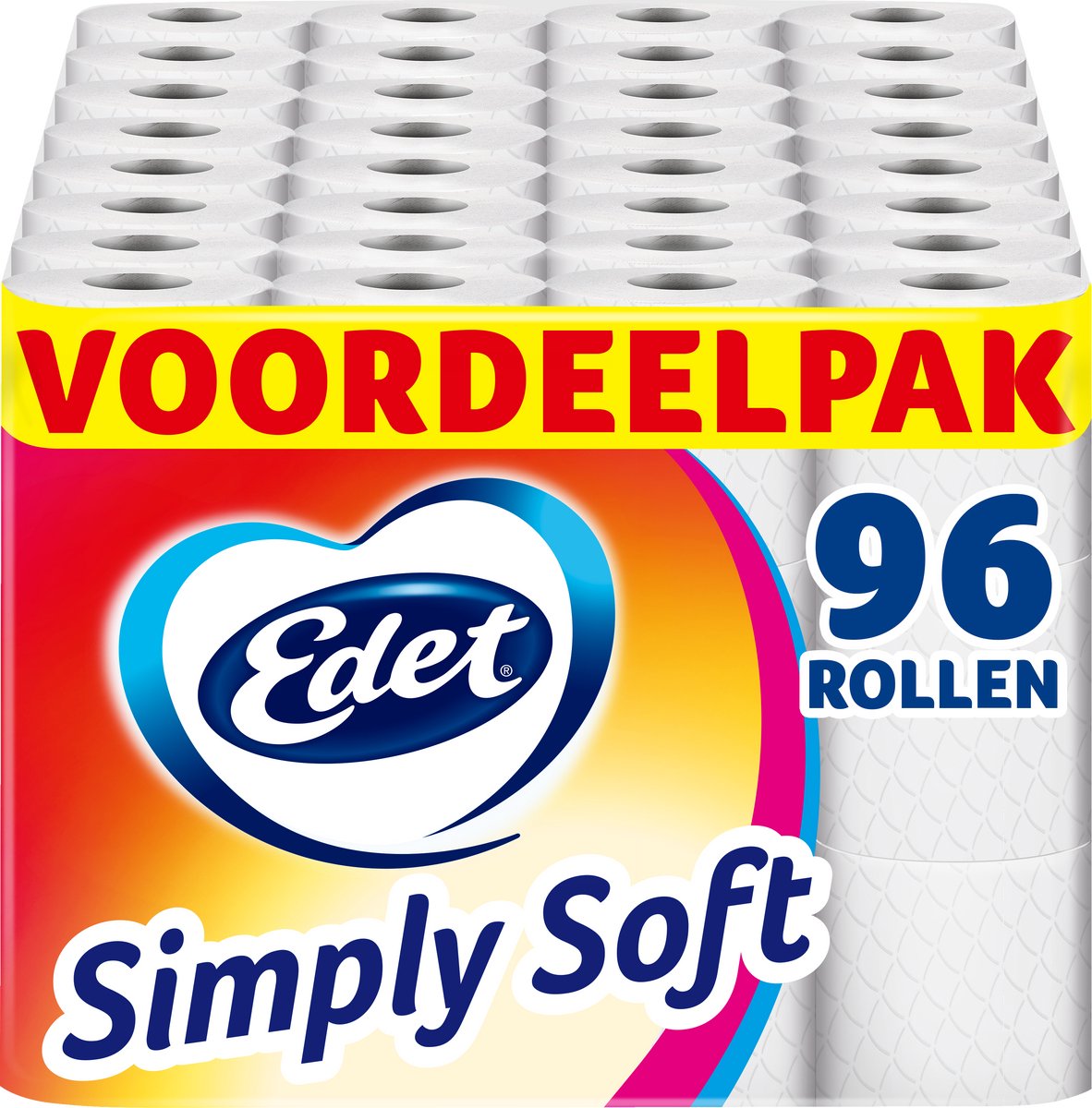 Edet Simply Soft Toilettenpapier – 96 Rollen – Vorteilspack
