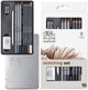 Winsor Newton 0490010 Studio Collection Graphit-Kohlestifte-Set, 10-teilig – Skizzier- und Zeichenstifte mit Zubehör