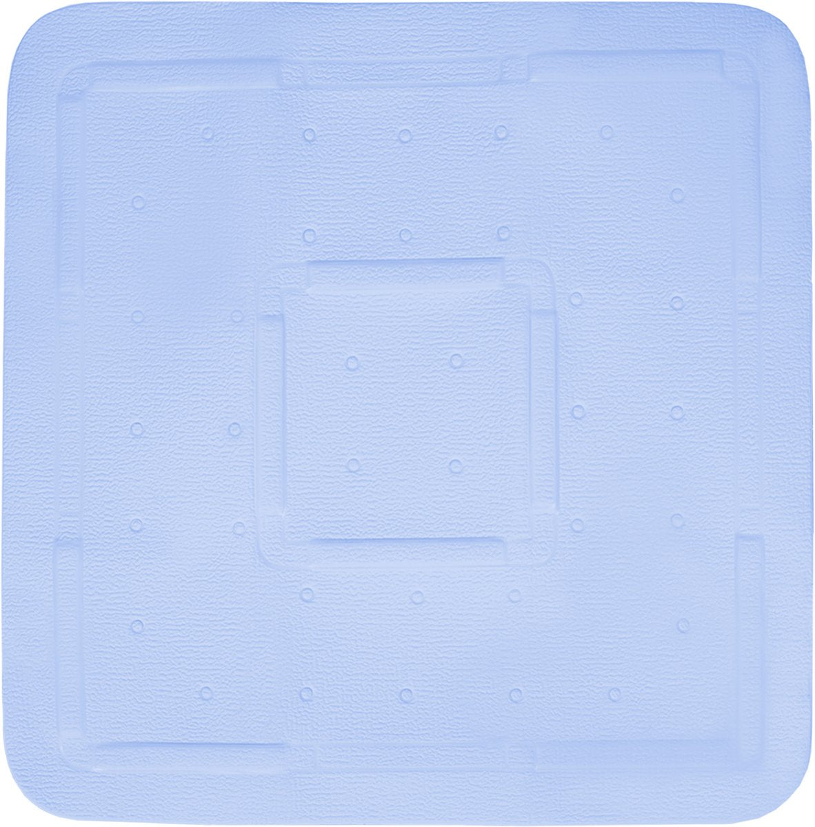 Differnz Tutus Anti-Rutsch-Duscheinlegematte 55x55xcm blau