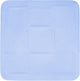 Differnz Tutus Anti-Rutsch-Duscheinlegematte 55x55xcm blau