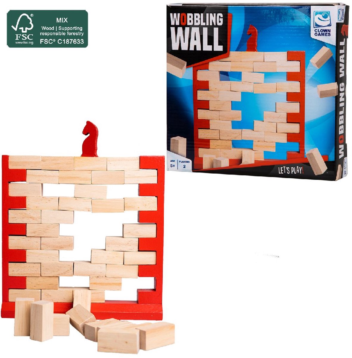 Clownspiele – Wackelwand – FSC-zertifiziert