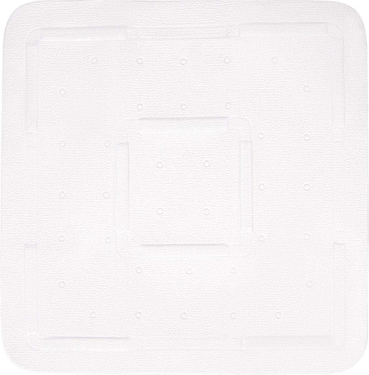 Differnz Tutus Anti-Rutsch-Einlegematte Dusche 55x55cm weiß