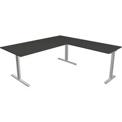 Kerkmann Schreibtisch 11023113 Form 2 Anthrazit, Silber