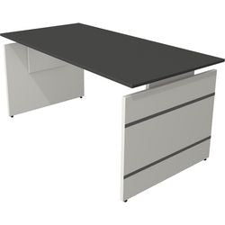 Kerkmann Sitz-Steh-Schreibtisch 114426.1 rechteckig anthrazit