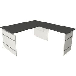 Kerkmann Sitz-Steh-Schreibtisch 11465013 Eckschreibtisch anthrazit