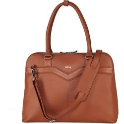 Laptoptasche Socha So-Diamond-Couture-CC Leder Cognac