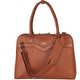 Laptoptasche Socha So-Diamond-Couture-CC Leder Cognac