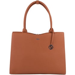 Laptoptasche Socha So-Midi-Cognac Kunstleder Cognac