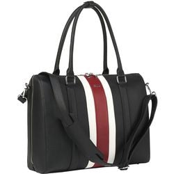 Laptoptasche Socha so-bb-red-stripe Kunstleder schwarz