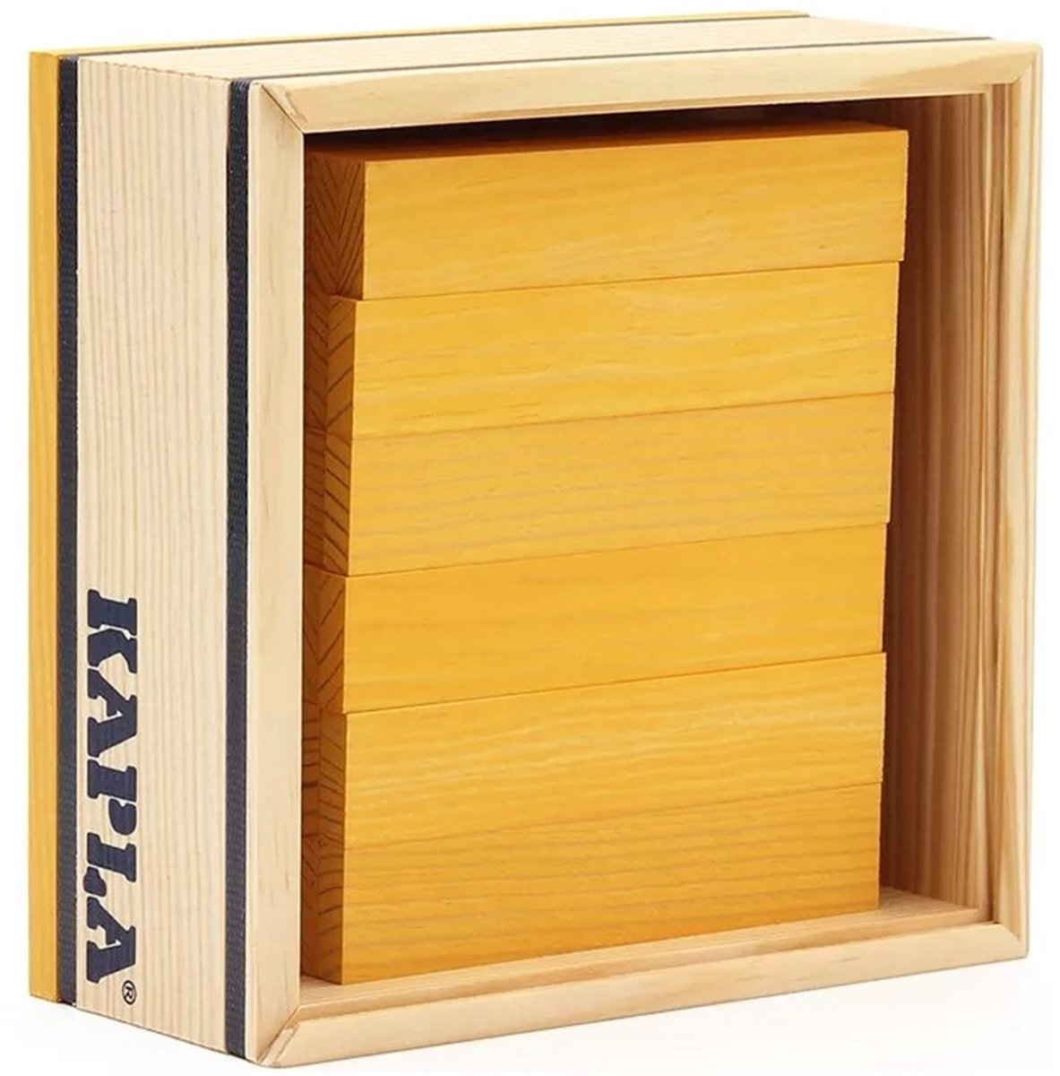 Kapla - Farbe - Konstruktionsspielzeug - Gelb - 40 Bretter